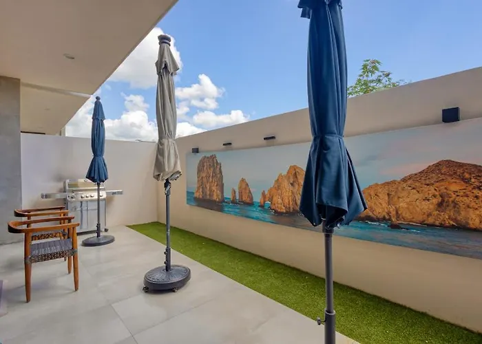 Family-friendly Oasis With Pool And Steps From Medano Cabo San Lucas